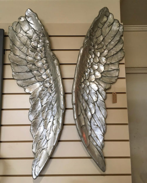 angel wings sculpture