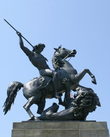 equestrian statue famous bronze