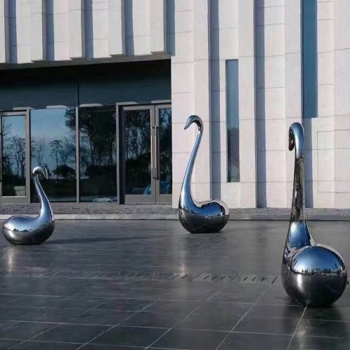swan sculpture