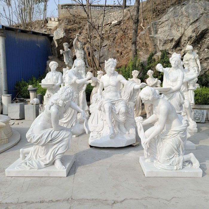Apollo Bath marble sculpture (4)