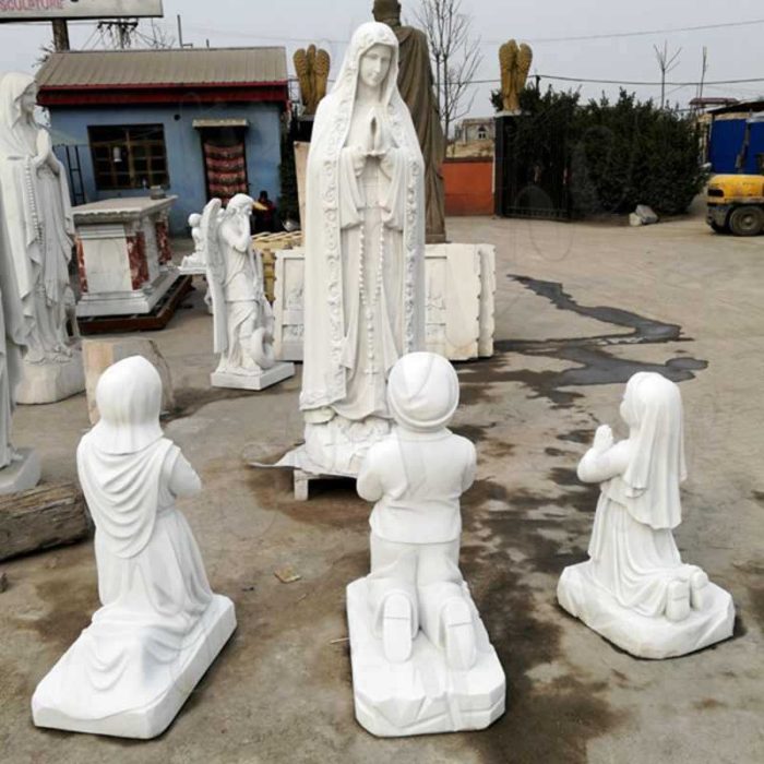 Fatima with Three Children Statue (1)