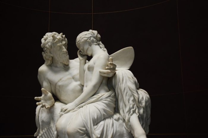 Pan Comforts Psyche Marble Statue (4)