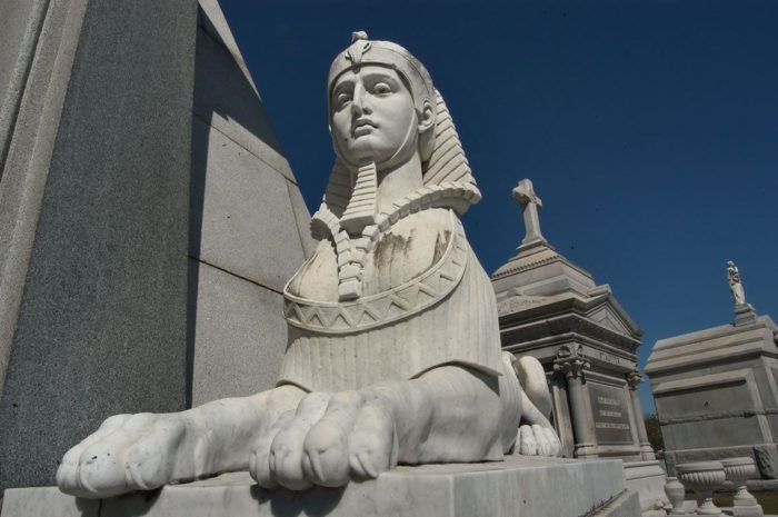 Sphinx statues (4)