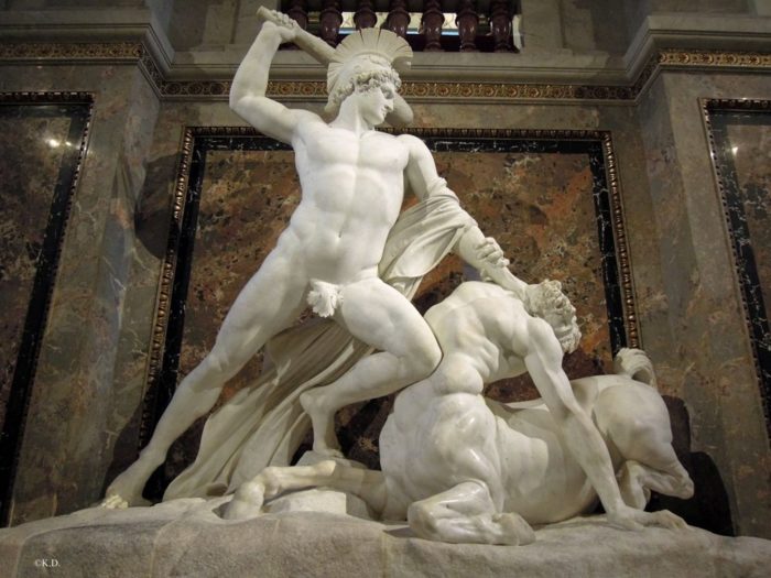 Theseus Defeats the Centaur (1)