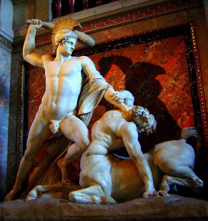 Theseus Defeats the Centaur (3)