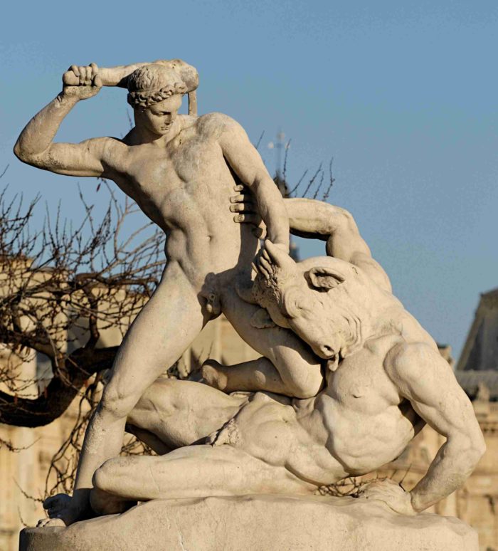 Theseus Fighting the Minotaur (4)