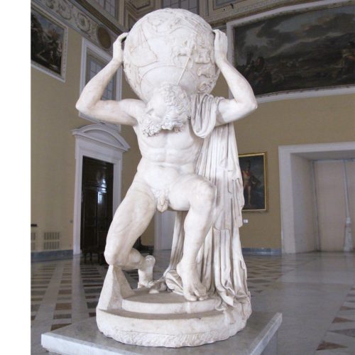 marble Atlas statue (1)