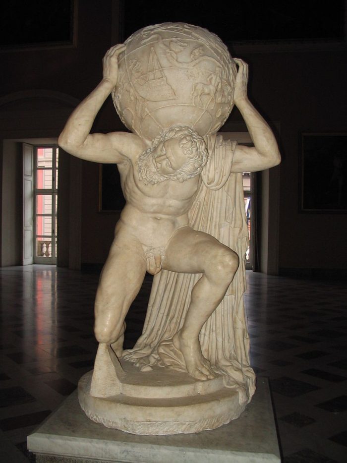 marble Atlas statue (3)