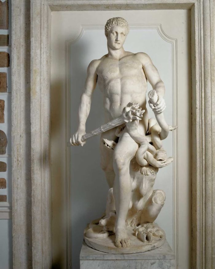 marble Hercules statue