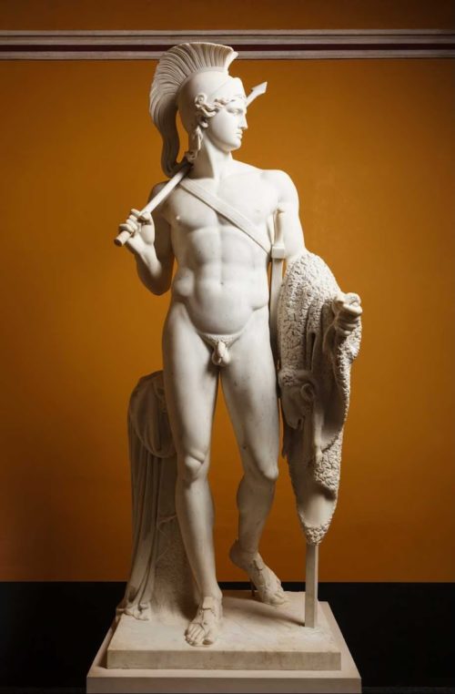marble Jason with Golden Fleece statue (1)