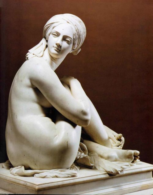 marble Odalisque sculpture (1)