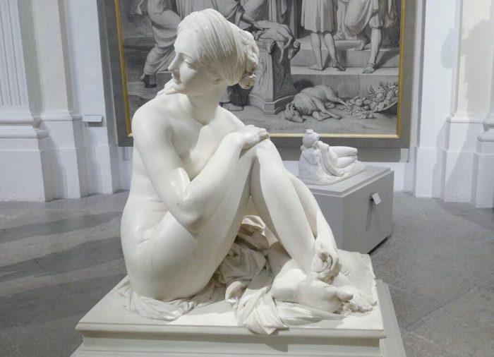 marble Odalisque sculpture (2)