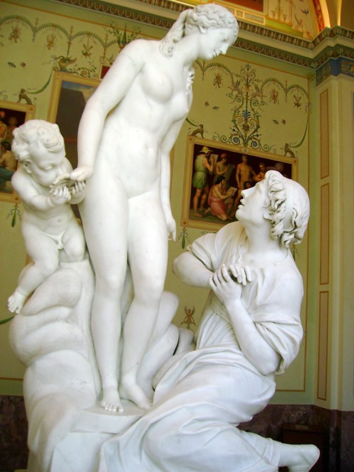 marble Sculptures Pygmalion and Galatea (4)