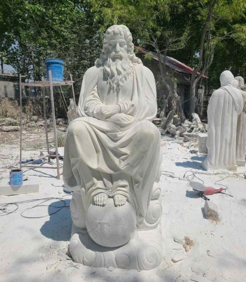 marble jesus for outdoor