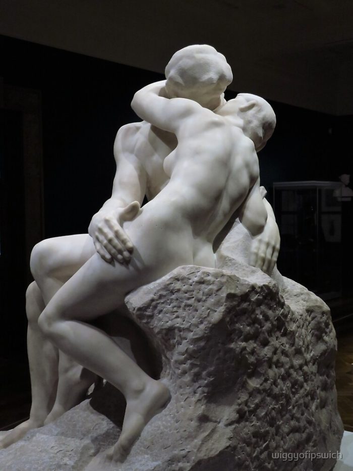 marble rodin the kiss sculpture (2)
