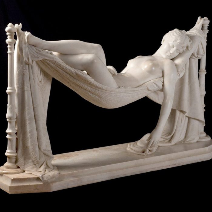 marble sleeping beauty sculpture (1)
