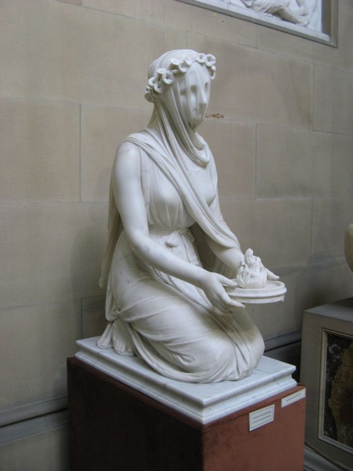 marble veiled lady bust (1)