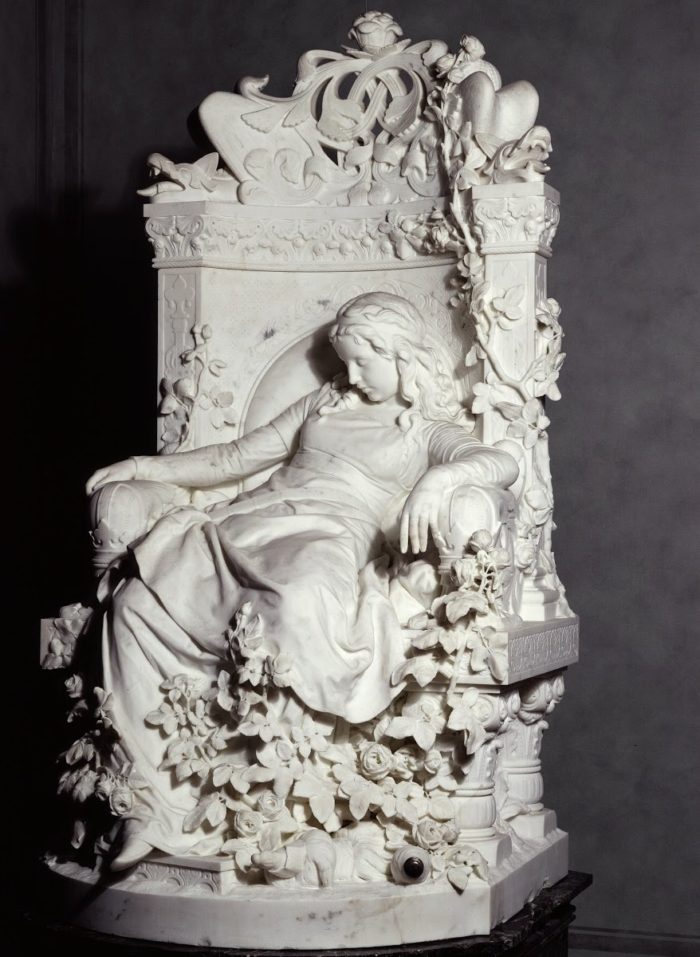 sleep beauty marble statue (4)