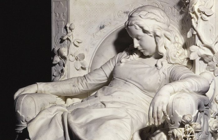 sleep beauty marble statue (5)