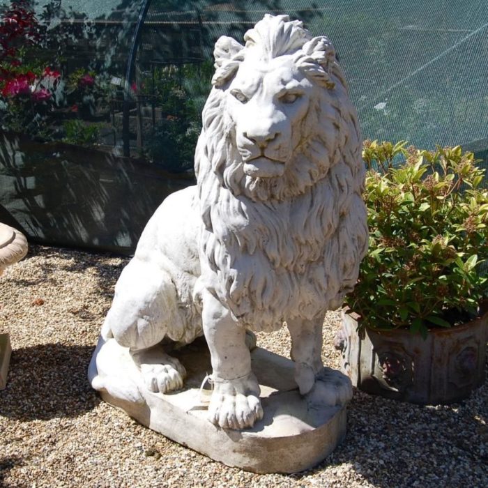 stone door lion statue (2)