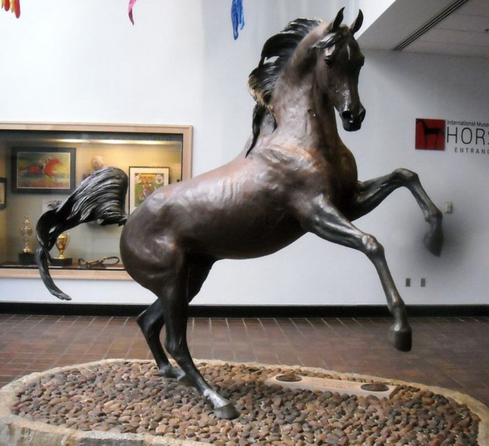 Arabian horse statue