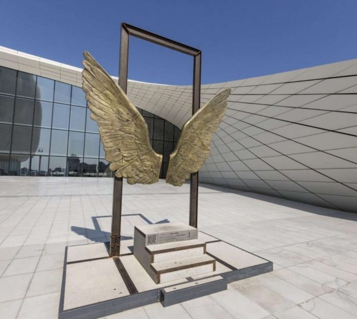 angel wing sculpture