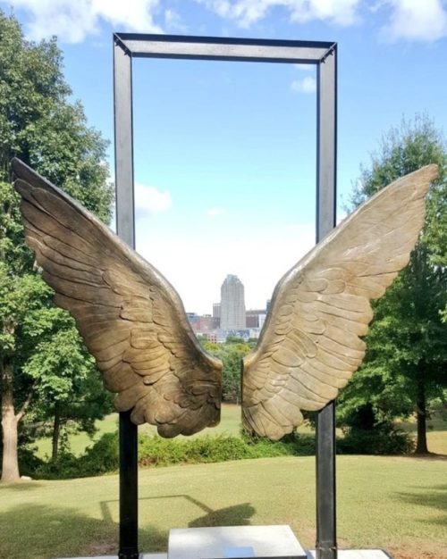 angel wing sculpture1