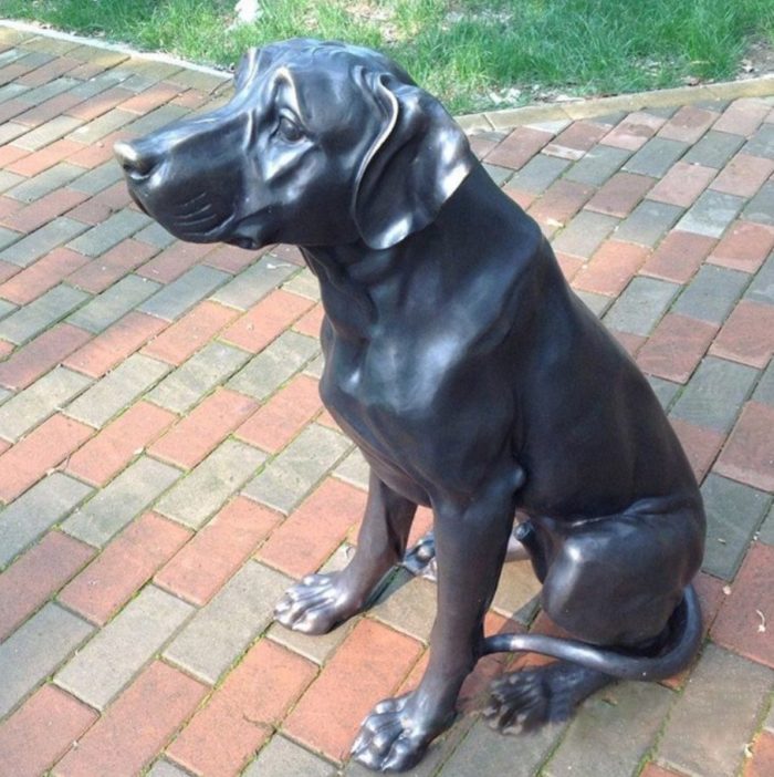 dog statues for front porch