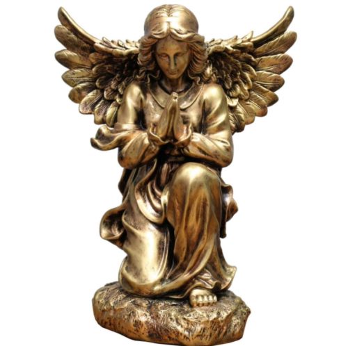 kneeling angel garden statue