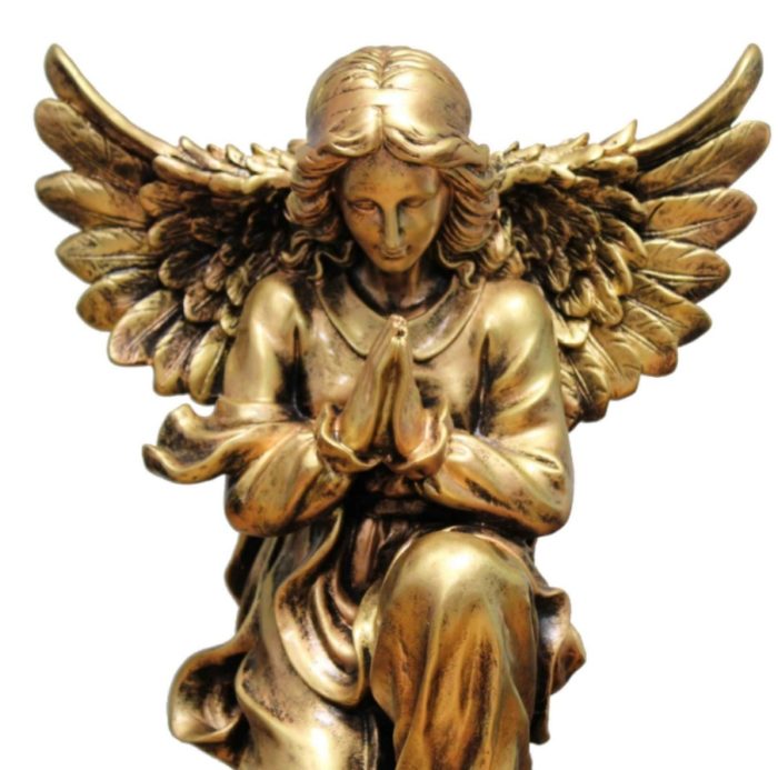 kneeling angel garden statue1