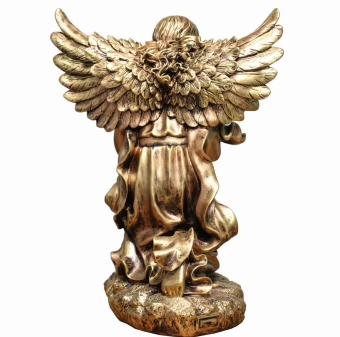 kneeling angel garden statue3