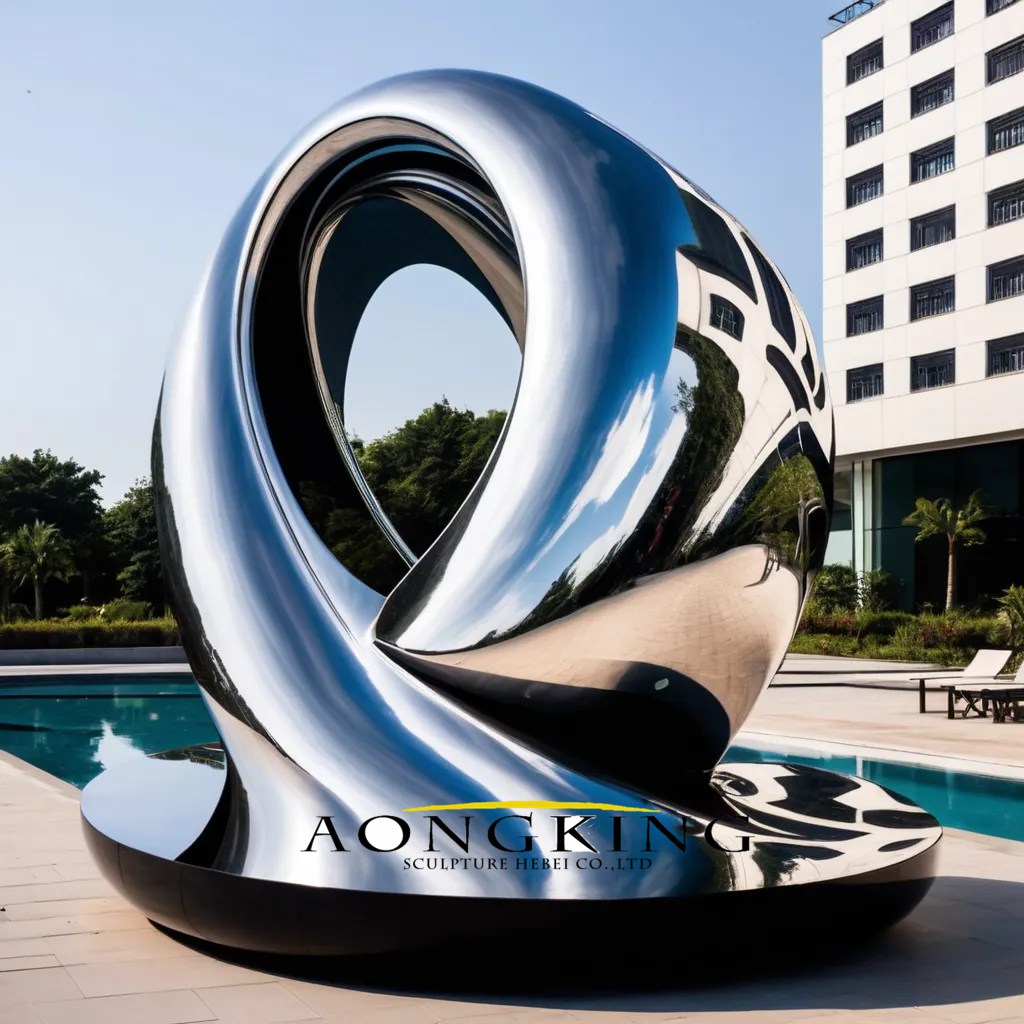 abstract designed outdoor sculpture