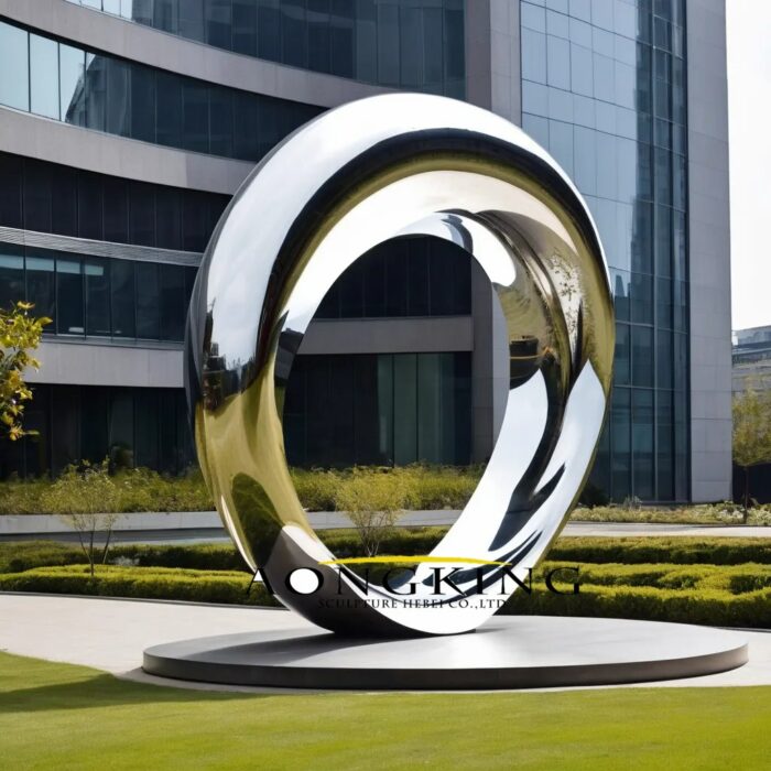 circle stainless steel sculpture