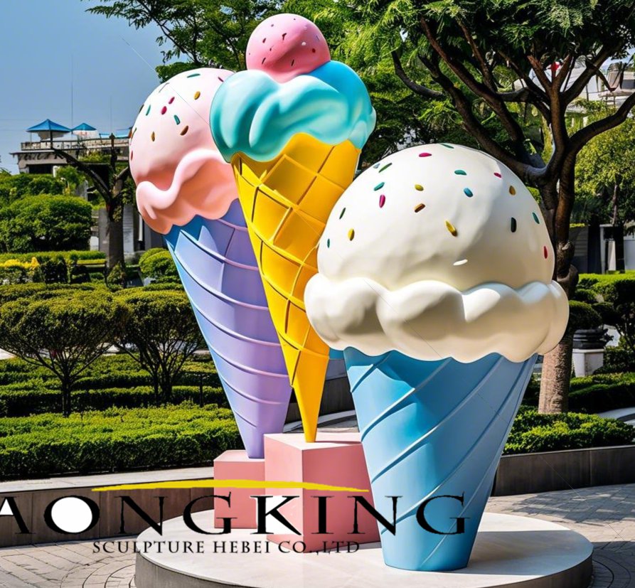 fiberglass ice cream sculpture