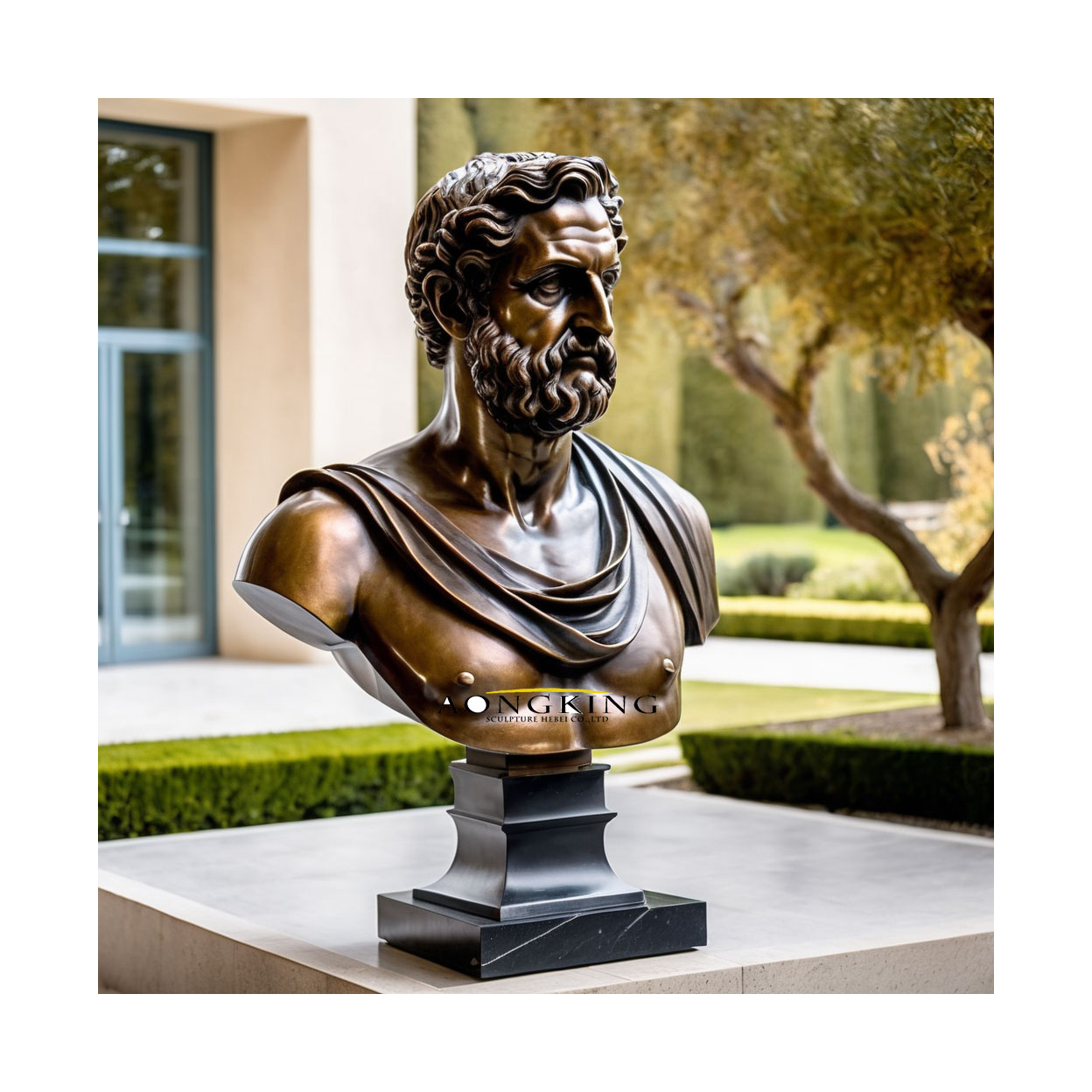 greek bust sculpture