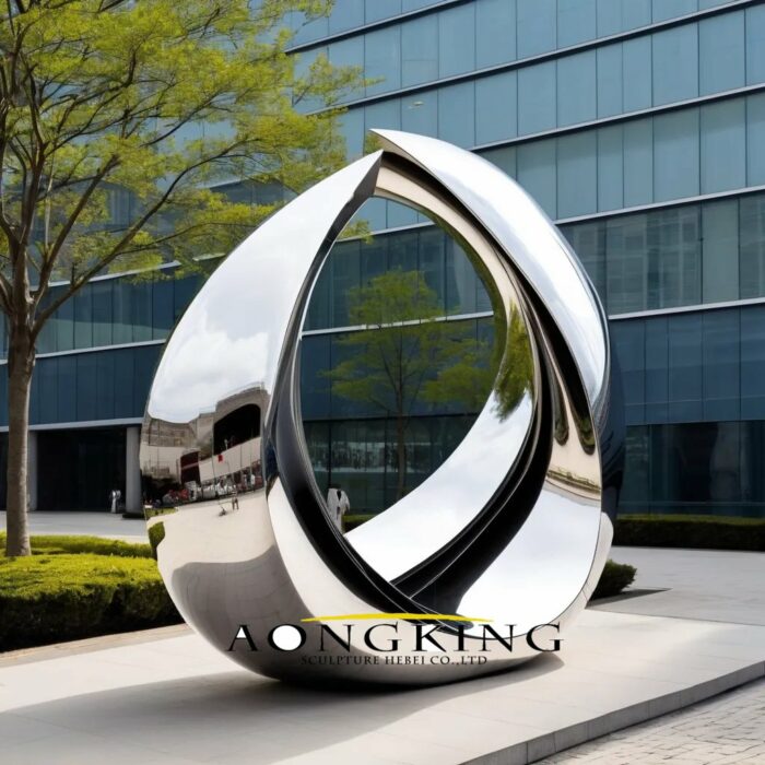 metal garden circle sculpture