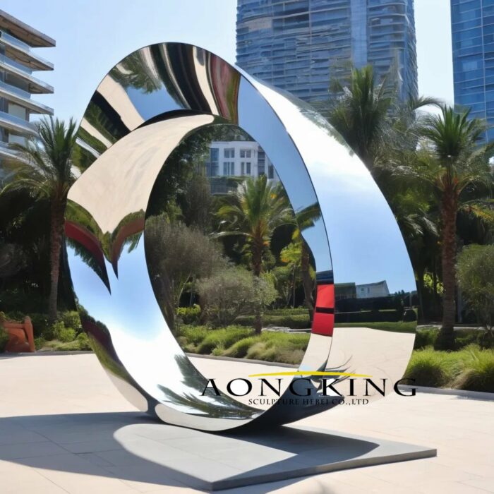 ring stainless steel sculpture