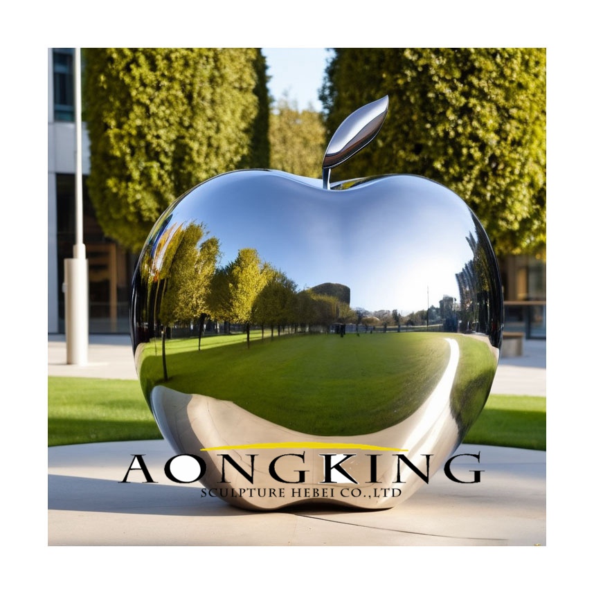 whole apple sculpture