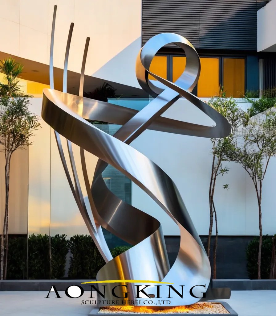 high quality abstract stainless steel sculpture