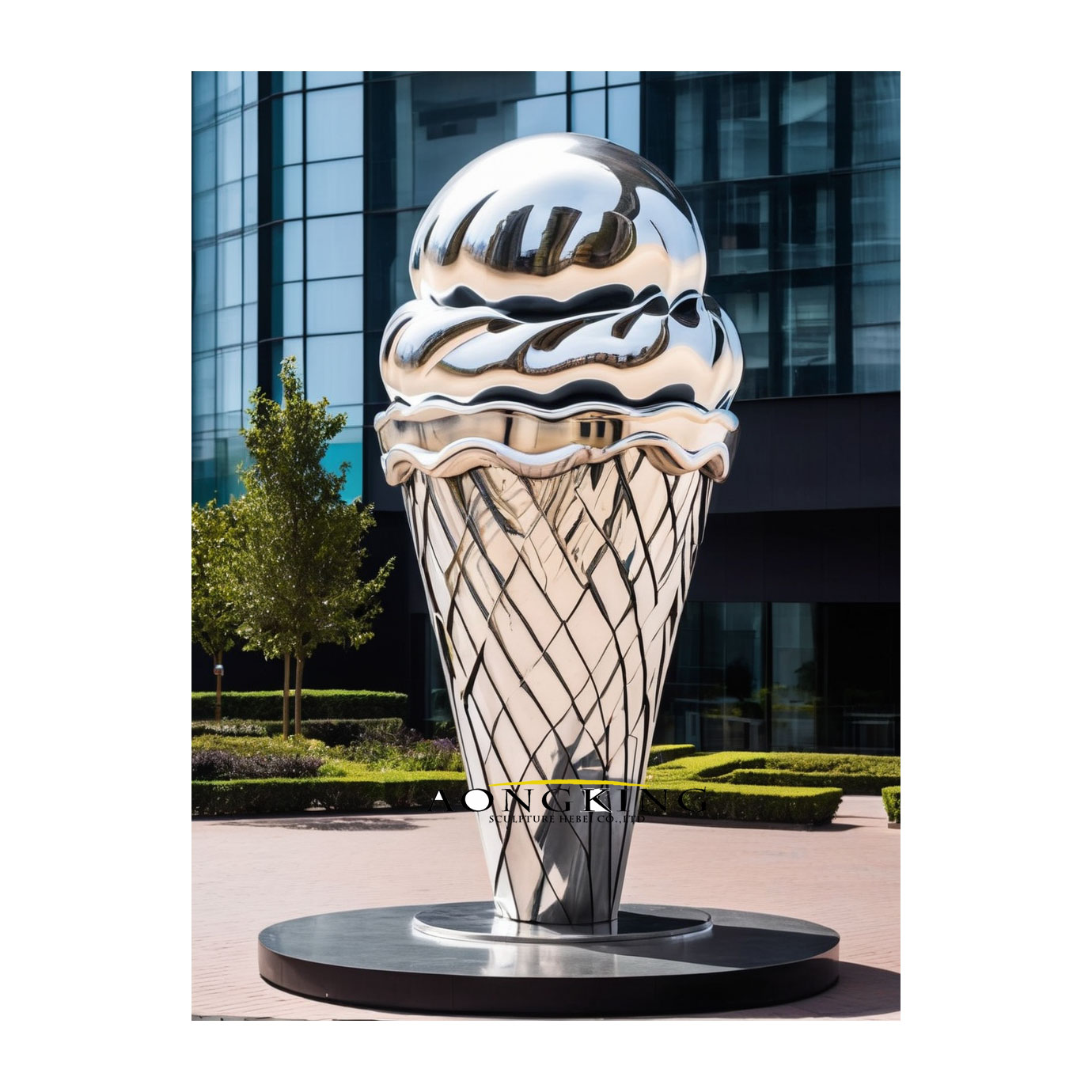 cool ice cream sculpture
